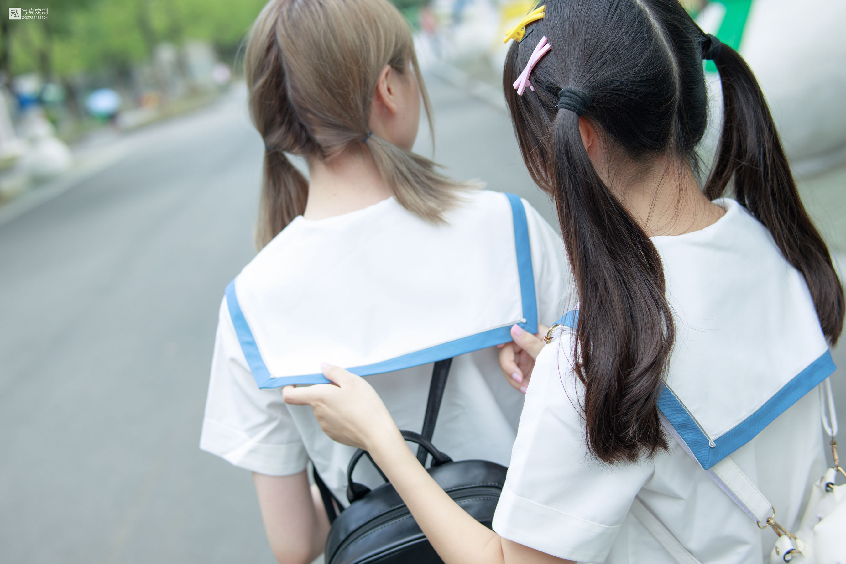 [森萝财团] JKFUN-025 默陌&Aika 80D白丝过膝袜-奶仔圈