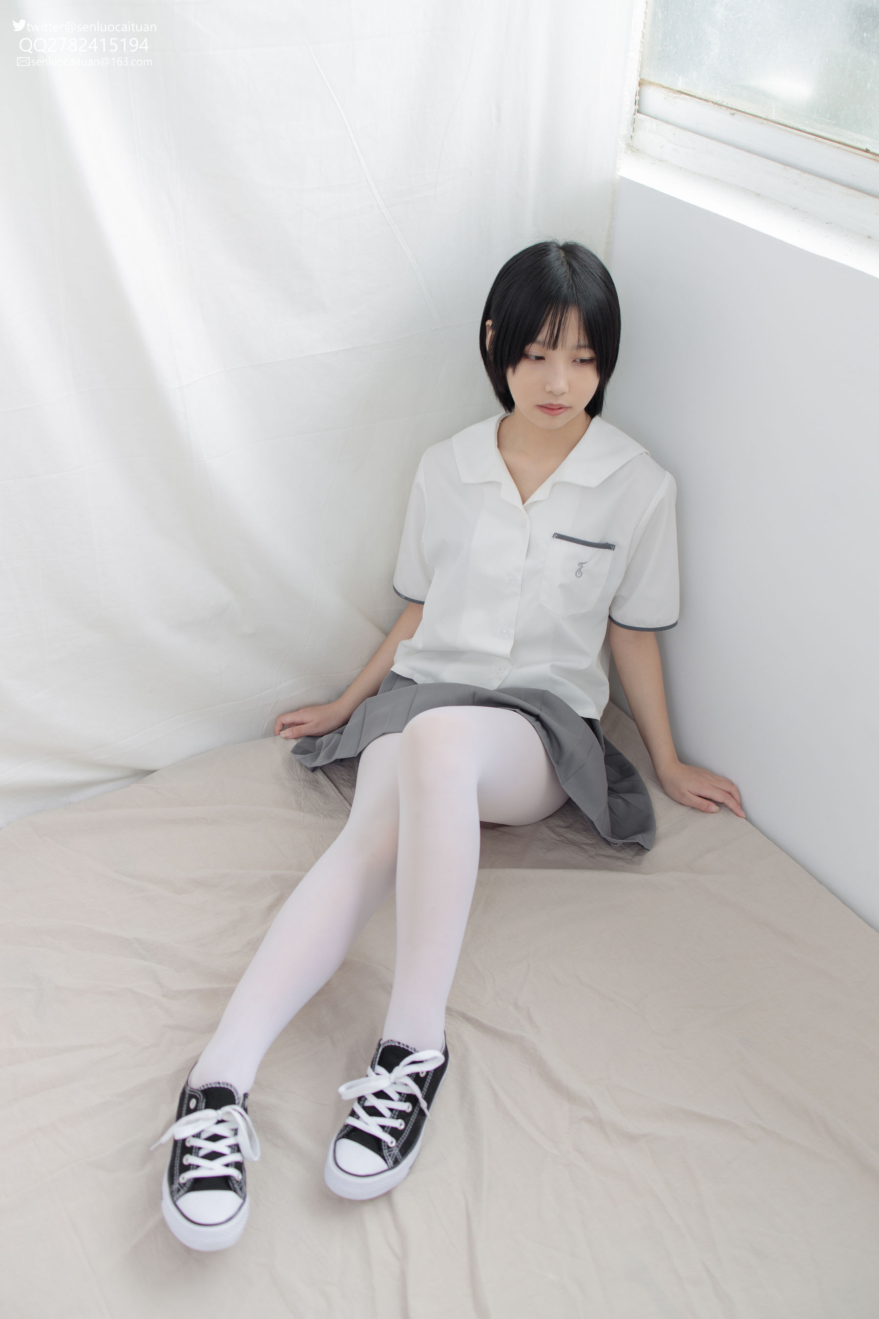 [森萝财团] JKFUN-GG-03 JK白丝-奶仔圈