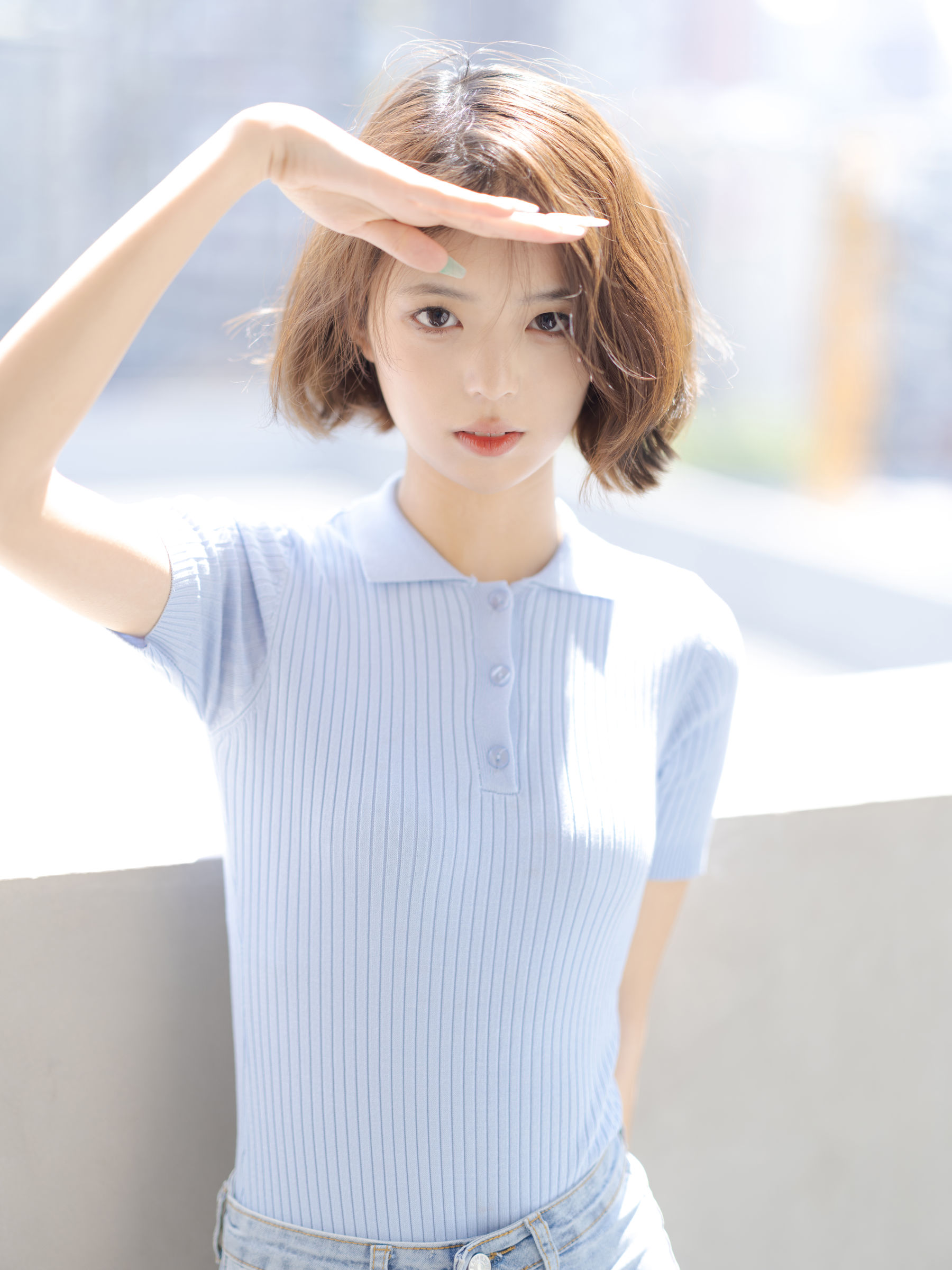 森萝财团写真 – 媛媛 试拍 15D超薄白丝-奶仔圈